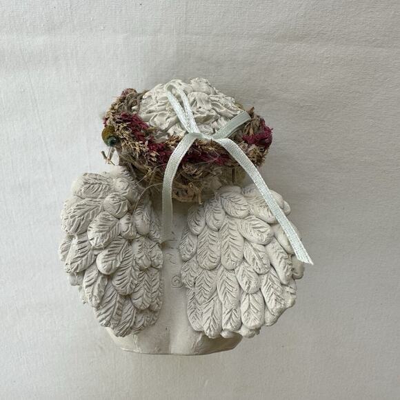 Dreamsicles 10367 Love My Bunny Figurine by Kristin 1997 Cast Art Angel Wings - Picture 3 of 5